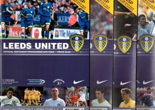 Leeds United Home Teams L-N Football Programmes