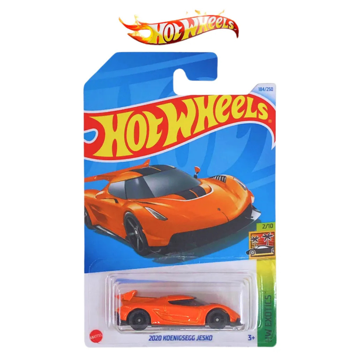 Hot Wheels Koenigsegg Jesko A60, Serie Exotics, Collezione 2020, Scala 1:64, Nuovo