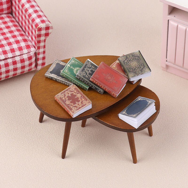 50pcs Dollhouse Miniature Mini Books Model Furniture Accessories Little ...