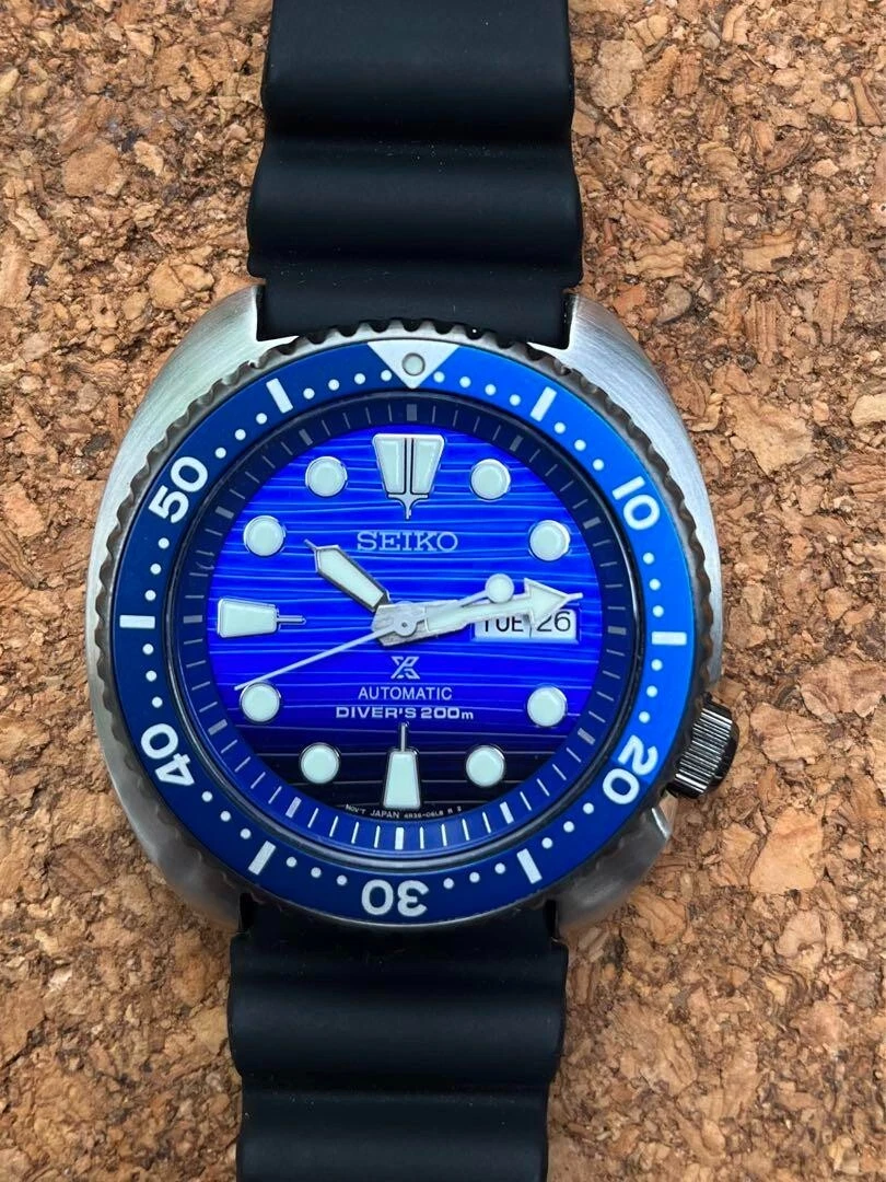 Seiko Prospex Turtle SRPC91K1 SAVE THE OCEAN SRPC91 Automatic 200M Divers USED