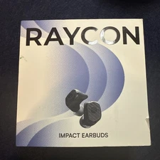 NEW Raycon Impact Bluetooth True Wireless Earbuds with Microphone - Black
