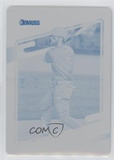 2021 Panini Donruss Printing Plate Cyan 1/1 Bryce Harper (Batting) #173 0z5y