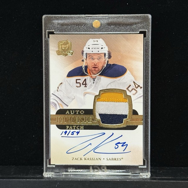 2011-12 Upper Deck The Cup Gold /54 Zack Kassian #111 RPA Rookie Patch Auto