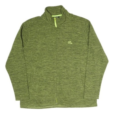 IDENTIC Herren Grün Jacke XL Polyester-Mischung Uni Reißverschluss Leicht