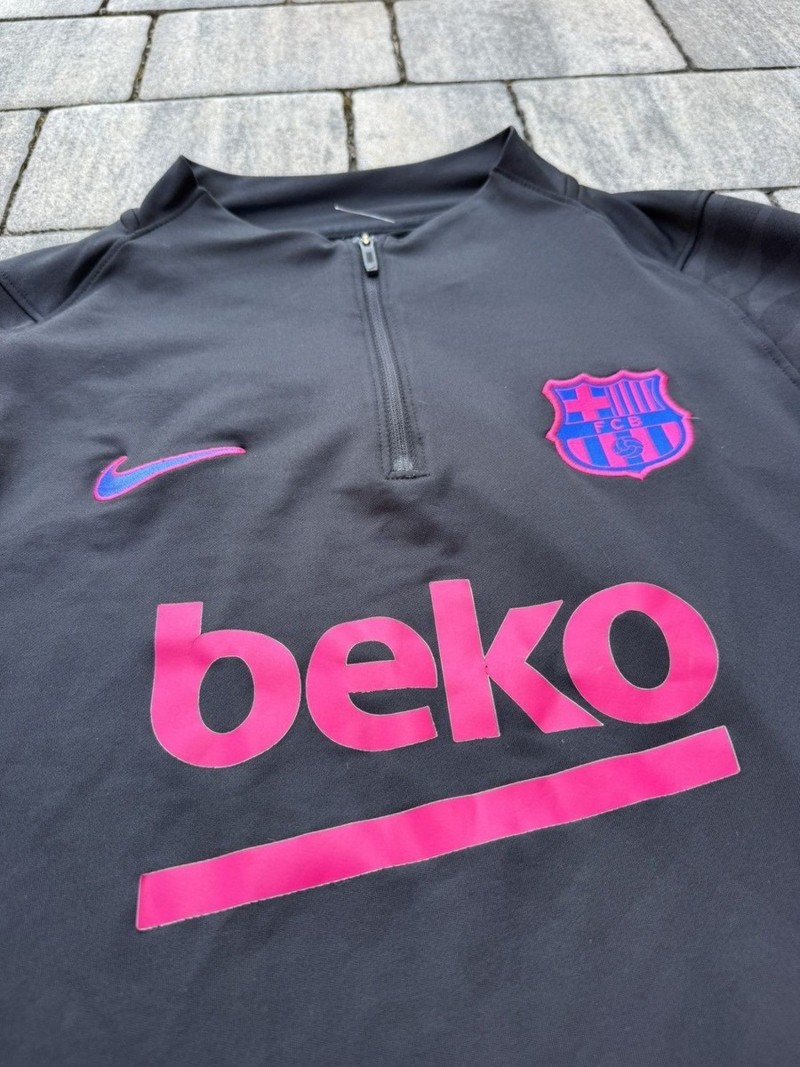 FC Barcelona Nike Dri-Fit 1/4 Zip Training Top | eBay