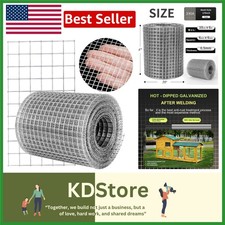 Heavy-Duty Galvanized Wire Mesh Roll for Poultry & Critter Control