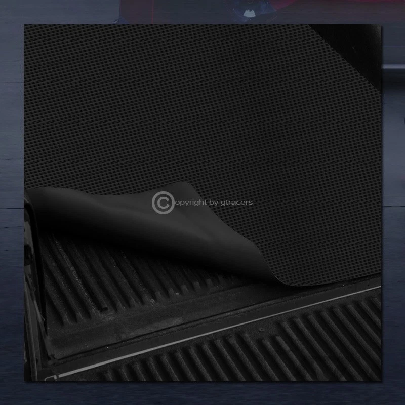 For 2022-2024 Hummer EV Pickup 5' Rubber Front+Rear Truck Bed Floor Mat Liner v2 - Image 4 of 4