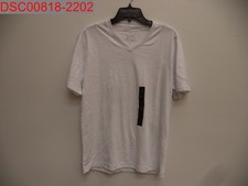 Stain, Banana Republic Men's White Eco Premium Wash T-Shirt, Size M 500041385161