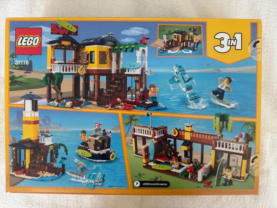 Lego Creator 3 in 1 Surfer Beach Hut 31118 - Image 2 of 2