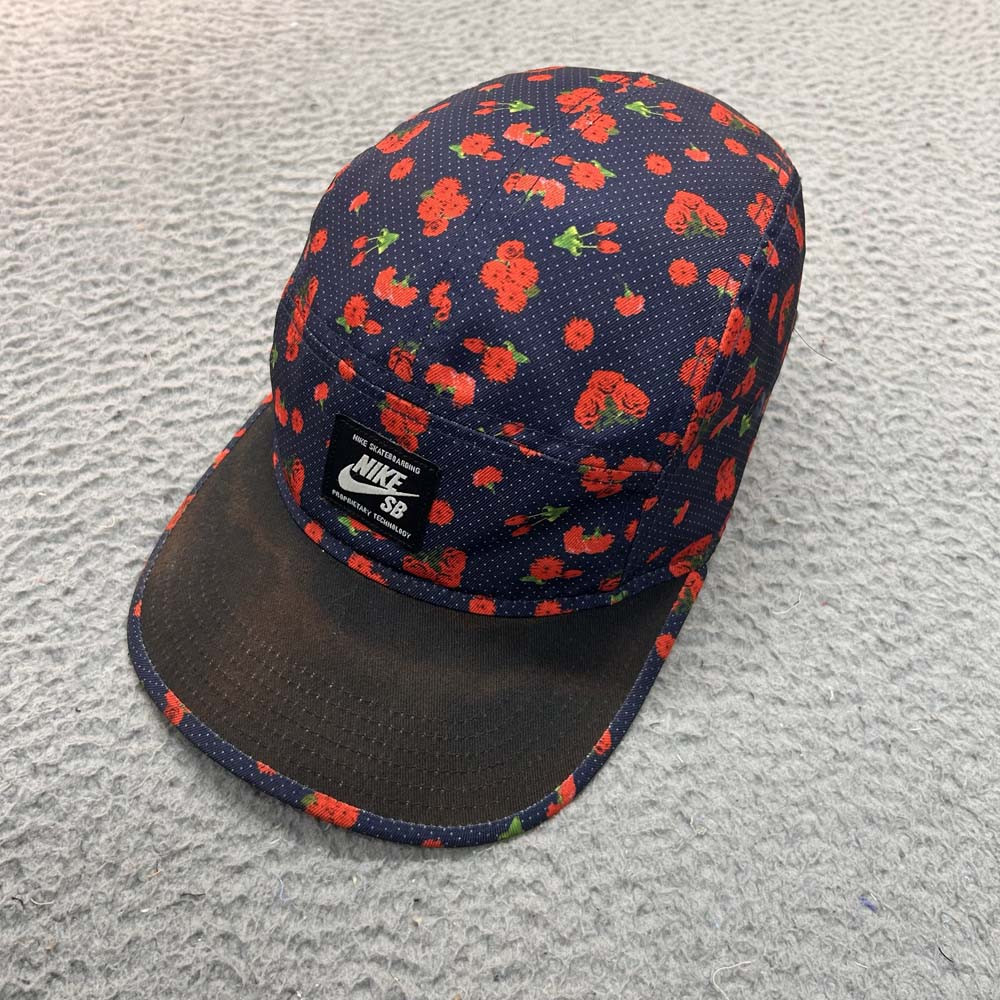 Nike SB Panel Hat Cap Mens 5 Panel One Size Nike Nike SB Skate Boarding Roses