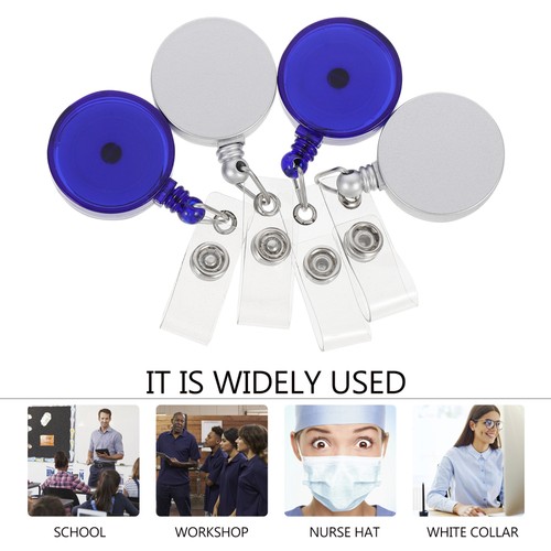 8 Pcs Deduct Work License Certificate Nurse Detachable Badge Buckle Reel - Picture 7 of 12