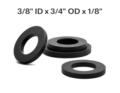 #ad 3 8quot; ID x 3 4quot; OD x 1 8quot; Oil Resistant NBR Rubber Flat Washers Industrial Repair $13.29