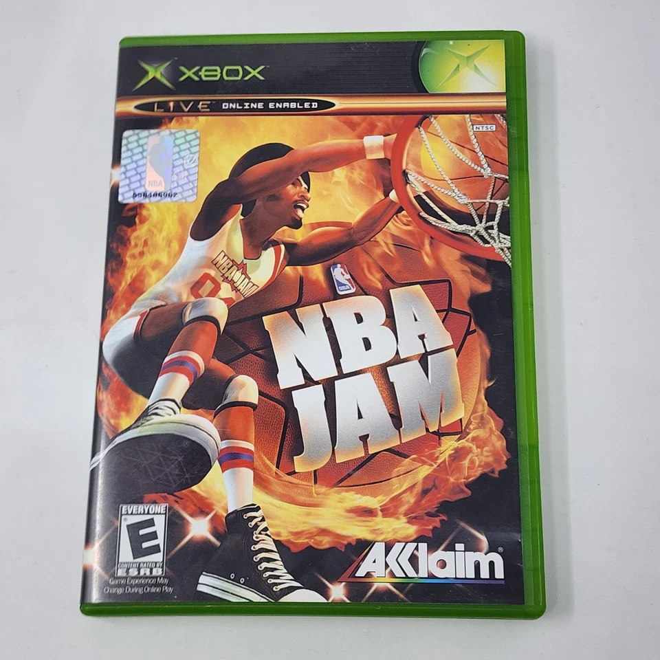 NBA Jam (Microsoft Xbox) CIB Complete w Registration Card - TESTED - Image 2 of 4
