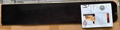 Dog Scratch Door Protection Plate Deck the Door Decor Indoor 4 x 22  Black NEW