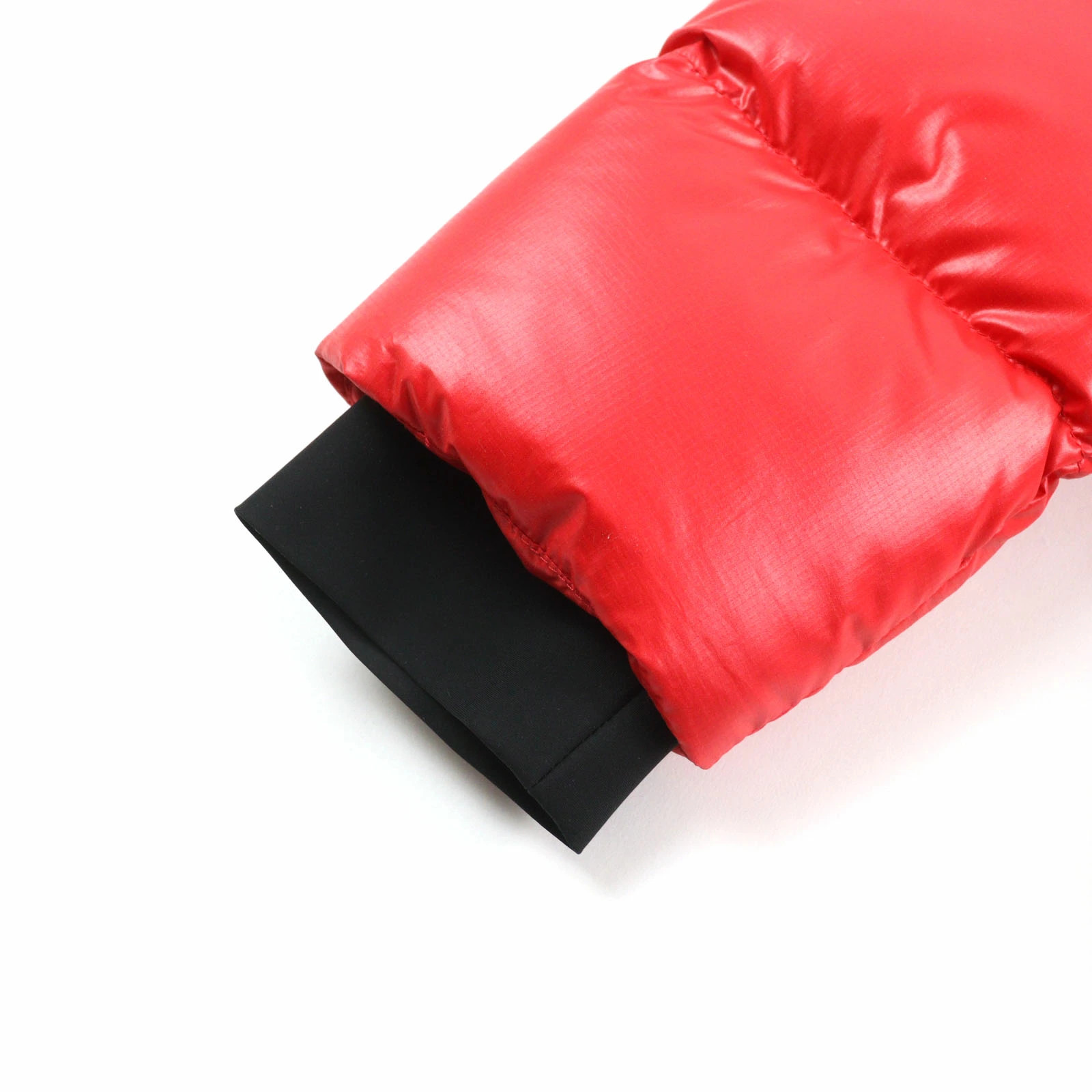 MONCLER Men's Hooded Down Jacket Zubair Giubbotto Double Zip Bicolor Red Black 2 thumbnail 9