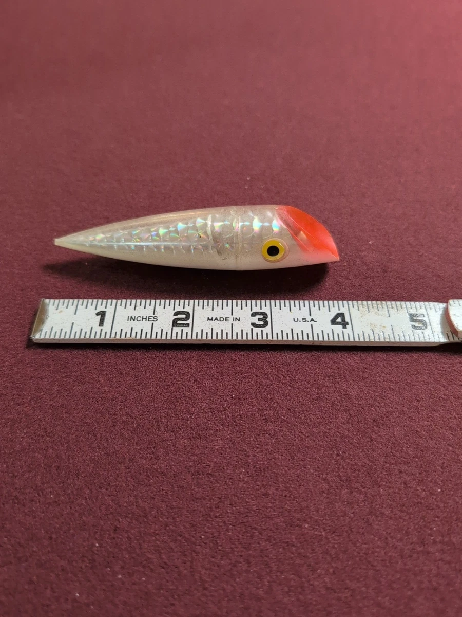 Lot De 3 Leurres De Pêche Vintage J-Plugs - Luhr Jensen Et Autres - 4 3/4 Pouces - Fluorescents