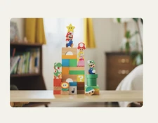 My Mario Wooden Block Special Set 30pcs Nintendo Store Exclusive Japan amiibo