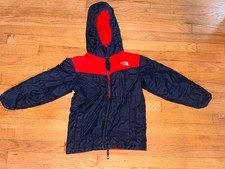 The North Face Jacket Youth Medium M Hooded Reversible fair condition