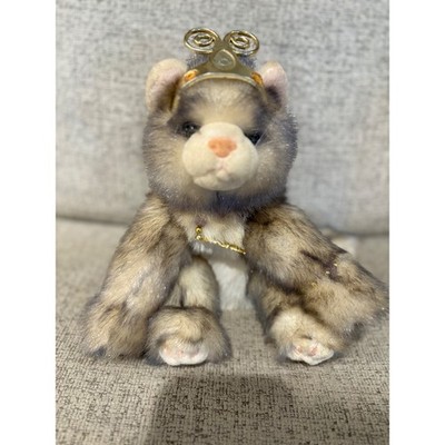 Aurora Catapillers Fairy Cat Plush Toy 2000 Sharon Lea Larsen Crown Wings