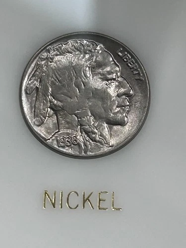 1936 Buffalo Nickel no mint mark Uncirculated