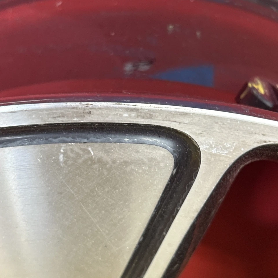 Rueda de fábrica de aleación Kia Optima 2011-2016 5 ranuras mecanizada y negra 17x6,5 OEM Foto 3 de 4