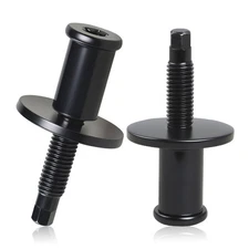 Pair Rear Tailgate Striker Latch Lock for 1999-2016 Ford F-250 350 Super Duty