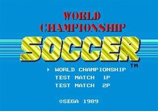 World Championship Soccer - Sega Genesis Game Only
