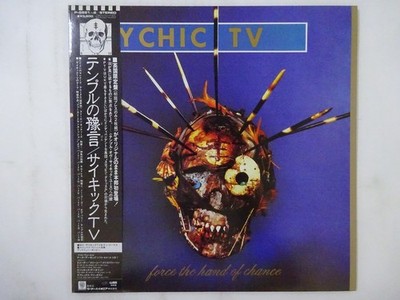 Psychic TV Force The Hand Of Chance WEA P-5621~2 Japan  VINYL LP OBI