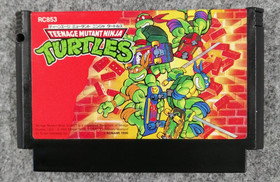 KONAMI Teenage Mutant Ninja Turtles Nintendo Famicom FC Japanese NTSC-J Game