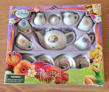 Disney Fairies Tinker Bell And The Lost Treasure 12 Piece Porcelain Tea Set 
