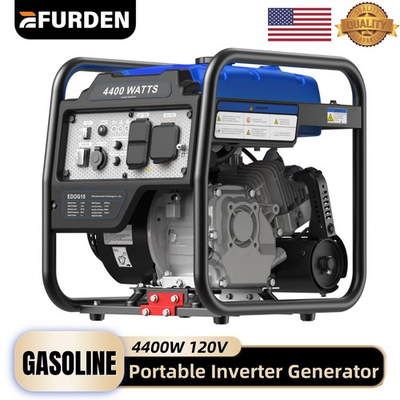#ad #ad Efurden Gas Inverter Generator 4400W Portable for Power Outage Backup Blue $279.99