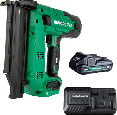 Metabo HPT 18V Multivolt Compact Cordless Brad Nailer Kit, 18 Gauge Nailer with