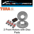 <!--F#f_0-->2 Front Disc Rotors + Brake Pads Set for Holden Rodeo TFR TF TFS 88~98 RWD + 4X4<!--F/-->
