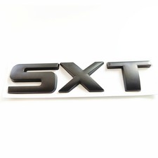 Matt Black Metal Sxt Decal Vehicle Sticker Tailgate Badge Car Body Trunk Emblem