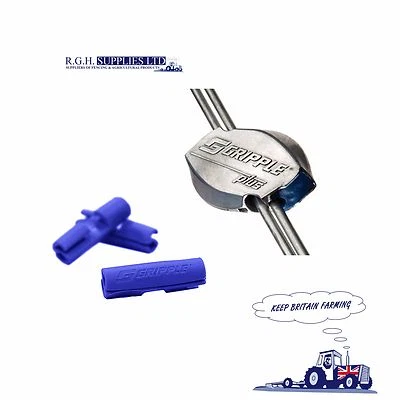 50 Gripple Plus Medium Wire Joiners 2.00-3.25mm - With 100 Twisters