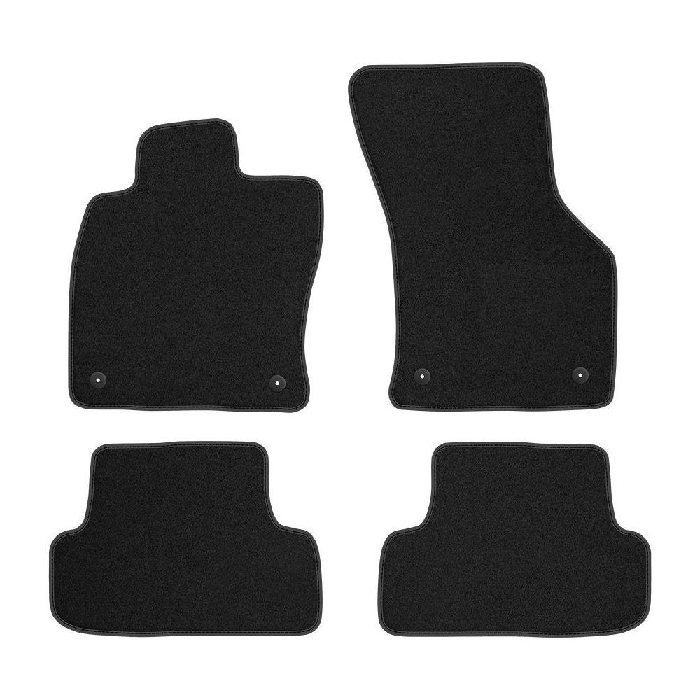 Tapis de sol velours premium Audi A3 8V cuir blanc voyagez en berline avec style