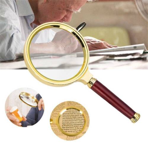 90mm Handheld 15X Magnifier Magnifying-Glass-Loupe Reading Jewelry Aid Big Tool - Picture 1 of 11