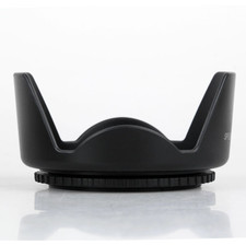 2pcs Black 58mm Screwed Flower Petal Sunshade Lens Hood For Canon DSLR Camera