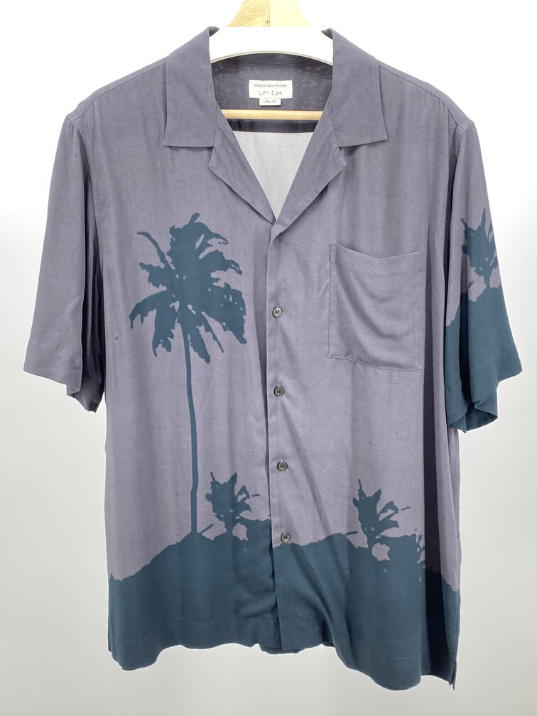 Dries van Noten SS21 Len Lye Carltone Camp Kragen Hemd Gr. 52 | eBay
