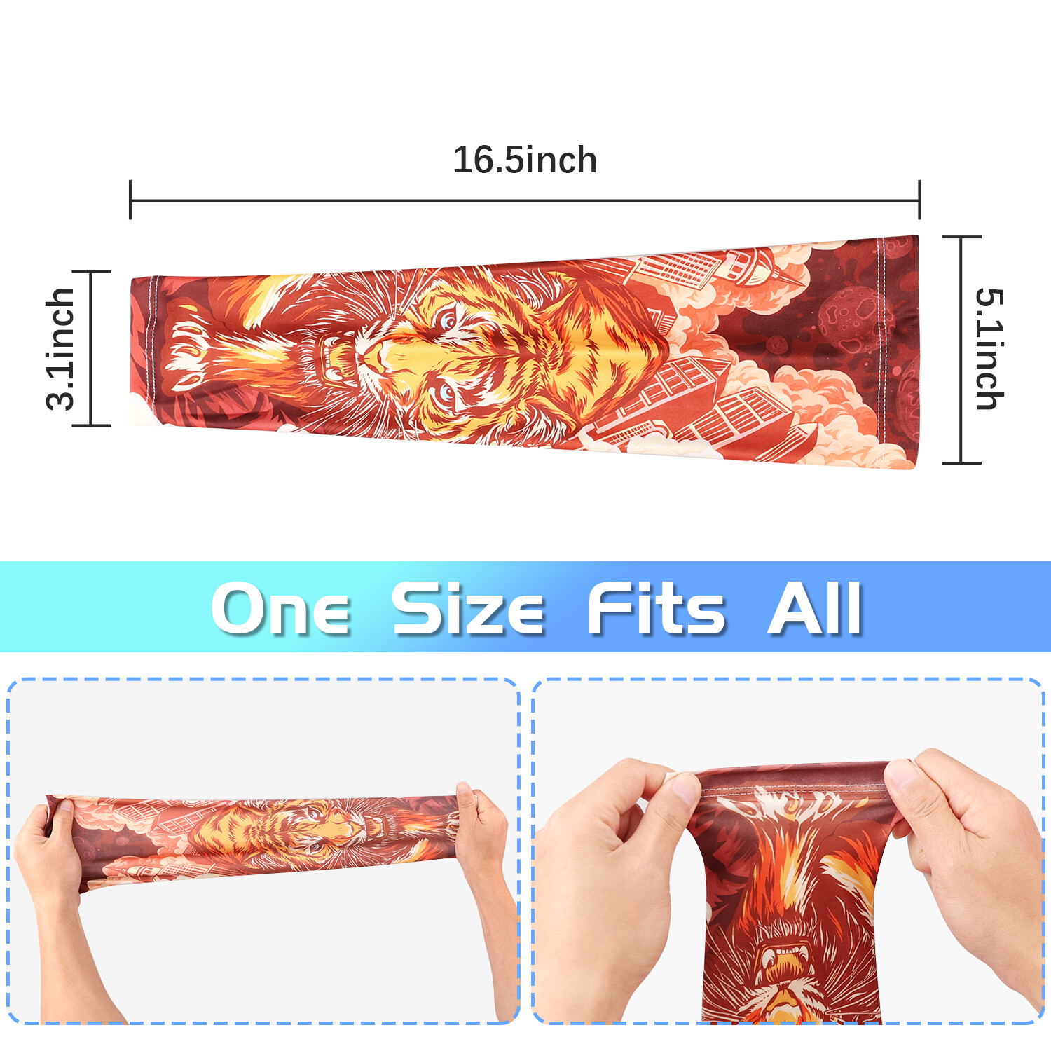 Tattoo Sunscreen Sleeve Arm Protection Block UV Anti-skid Breathable Cycling USA