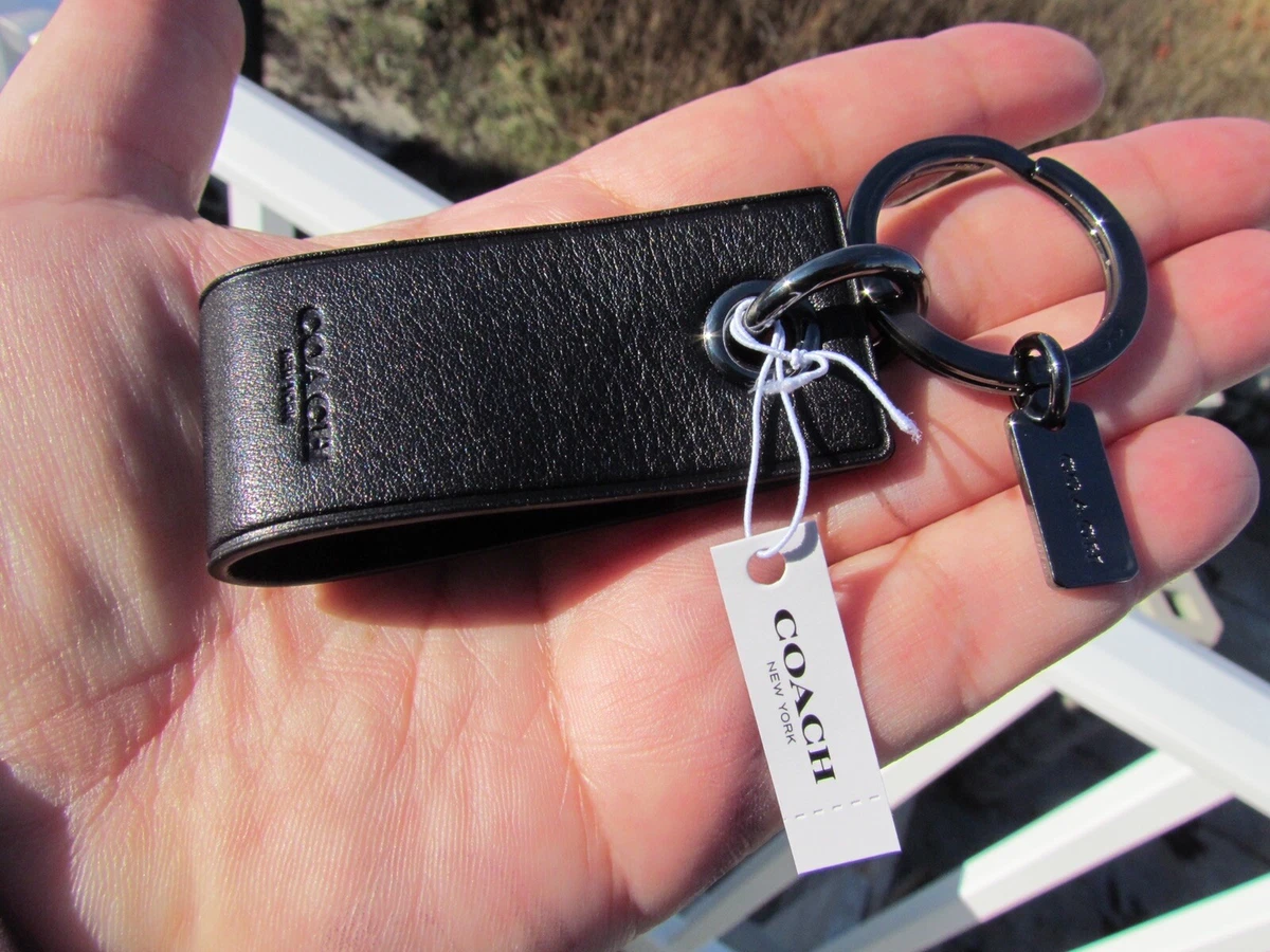 Coach car key pouch with keychain