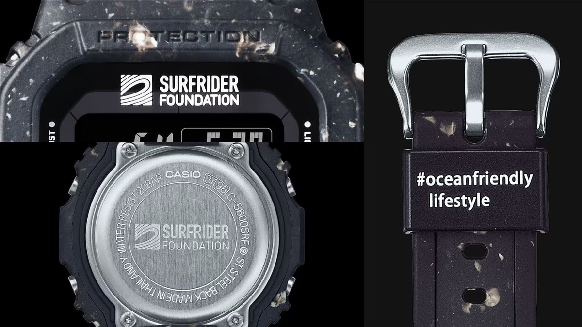 時計 G-SHOCK G-5600SRF Surfrider Foundation G-SHOCK Surfrider Foundation Collaboration Digital Men Watch