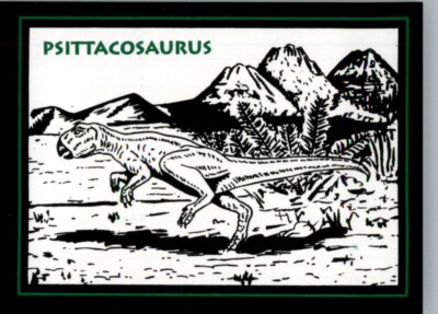 1993 Acid Rain Studios Dinosaur Terror - #6B Psittacosarus
