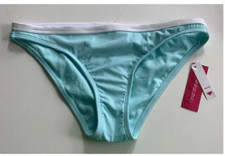 NEW Xhilaration Juniors' Ribbed Colorblock Cheeky Bikini Bottom Size XL 12/14 