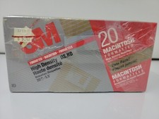 New 3M Mac Formatted DS,HD 3.5" Floppy Diskettes Pack of 20 Sealed