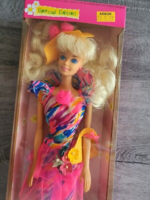 Mattel Sweet Spring Barbie Doll 1991 Special Edition #3208 Ruffle