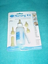 PET AG NURSING KIT FOR SMALL ANIMALS INCLUDES BOTTLE, 5 NIPPLES BRUSH