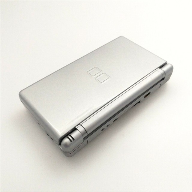 Pure Silver Refurbished Nintendo DS Lite Game Console NDSL Video Game