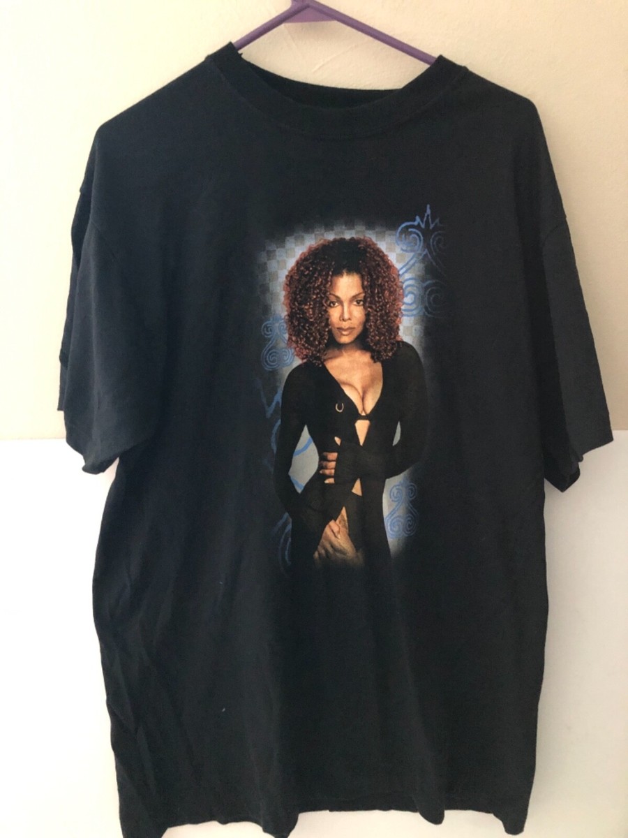 1998 JANET JACKSON velvet rope tour concert shirt vintage rare