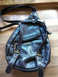 hidesign leather backpack